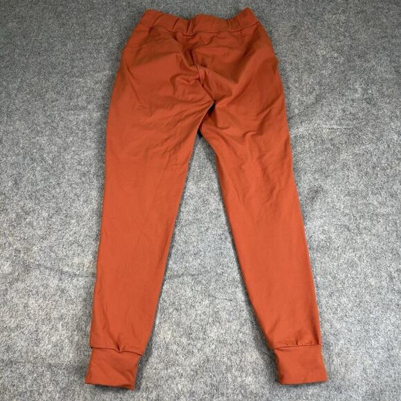 Alphalete Pants Womens Small Burnt Orange Premium V2 Joggers - Picture 8 of 8